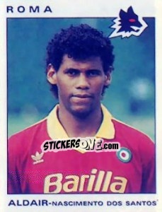 Sticker Nascimento Dos Santos Aldair - Calciatori 1991-1992 n. 272 - Panini