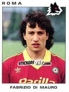 Sticker Fabrizio Di Mauro - Calciatori 1991-1992 n. 275 - Panini