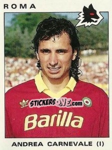 Sticker Andrea Alessandro Carnevale - Calciatori 1991-1992 - Panini