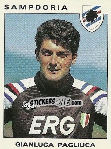 Sticker Gianluca Pagliuca - Calciatori 1991-1992 - Panini