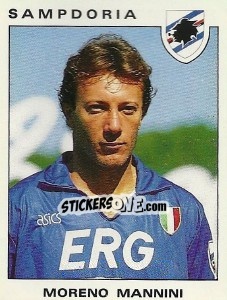Sticker Moreno Mannini - Calciatori 1991-1992 n. 287 - Panini