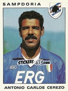 Cromo Antonio Carlos Cerezo - Calciatori 1991-1992 - Panini