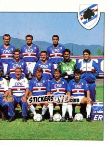 Sticker Team - Calciatori 1991-1992 n. 295 - Panini