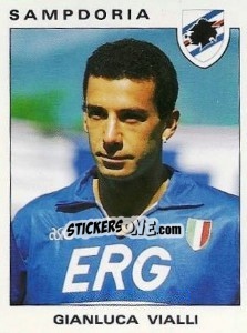 Sticker Gianluca Vialli - Calciatori 1991-1992 - Panini
