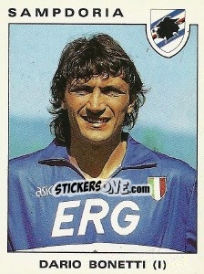 Sticker Dario Bonetti - Calciatori 1991-1992 n. 301 - Panini