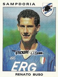 Sticker Renato Buso - Calciatori 1991-1992 n. 304 - Panini