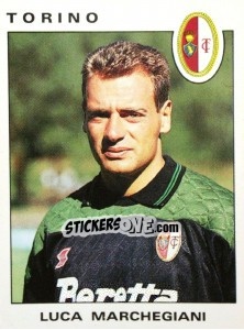 Sticker Luca Marchegiani - Calciatori 1991-1992 n. 306 - Panini