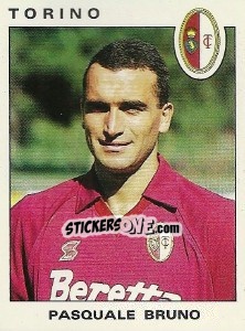 Sticker Pasquale Bruno - Calciatori 1991-1992 n. 307 - Panini