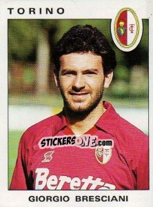 Figurina Giorgio Bresciani - Calciatori 1991-1992 - Panini