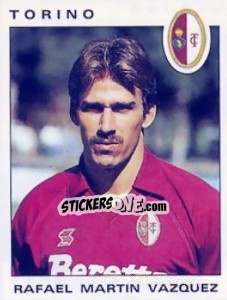 Sticker Vazquez Rafael Martin - Calciatori 1991-1992 n. 315 - Panini