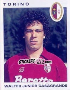 Figurina Walter Junior Casagrande - Calciatori 1991-1992 - Panini