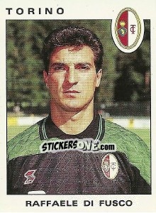 Sticker Raffaele Di Fusco - Calciatori 1991-1992 n. 317 - Panini