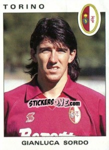 Cromo Gianluca Sordo - Calciatori 1991-1992 - Panini