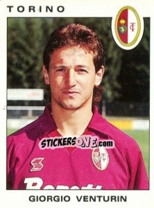 Sticker Giorgio Venturin - Calciatori 1991-1992 n. 321 - Panini