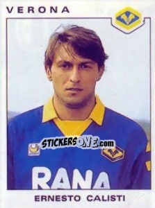 Sticker Ernesto Calisti - Calciatori 1991-1992 - Panini