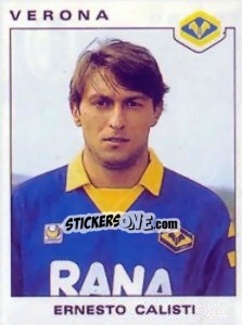 Sticker Ernesto Calisti - Calciatori 1991-1992 n. 325 - Panini