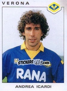 Sticker Andrea Icardi - Calciatori 1991-1992 n. 326 - Panini