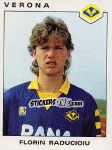 Sticker Florin Valeriu Raducioiu - Calciatori 1991-1992 n. 337 - Panini