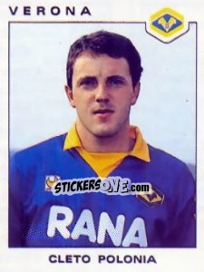 Sticker Cleto Polonia - Calciatori 1991-1992 n. 339 - Panini