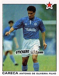 Sticker Antonio De Oliveira F. Careca (Napoli) - Calciatori 1991-1992 n. 353 - Panini