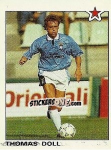 Sticker Thomas Doll (Lazio) - Calciatori 1991-1992 n. 355 - Panini