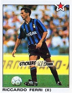 Sticker Riccardo Ferri (Inter) - Calciatori 1991-1992 - Panini