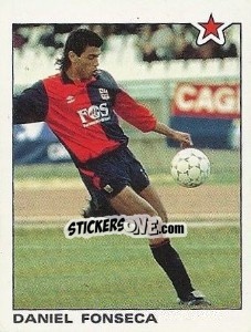 Figurina Daniel Fonseca (Cagliari) - Calciatori 1991-1992 - Panini