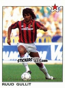 Sticker Ruud Gullit (Milan) - Calciatori 1991-1992 - Panini