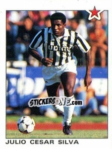 Cromo Julio Cesar Silva (Juventus) - Calciatori 1991-1992 - Panini