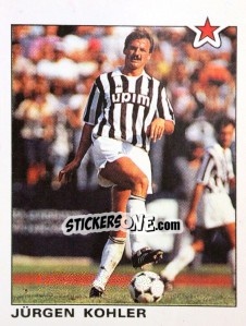 Sticker Jürgen Kohler (Juventus) - Calciatori 1991-1992 - Panini