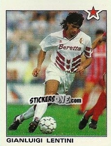 Sticker Gianluigi Lentini (Torino) - Calciatori 1991-1992 n. 363 - Panini