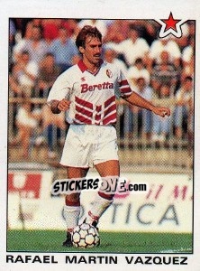 Cromo Vazquez Rafael Martin (Torino) - Calciatori 1991-1992 - Panini