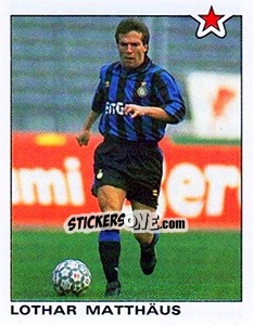 Sticker Lothar Matthäus (Inter) - Calciatori 1991-1992 n. 366 - Panini