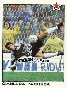 Sticker Gianluca Pagliuca (Sampdoria) - Calciatori 1991-1992 n. 368 - Panini