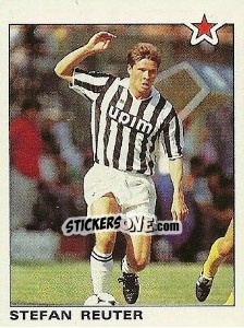 Sticker Stefan Reuter (Juventus) - Calciatori 1991-1992 n. 370 - Panini