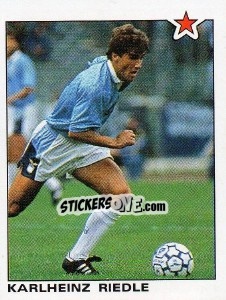 Sticker Karlheinz Riedle (Lazio) - Calciatori 1991-1992 n. 371 - Panini