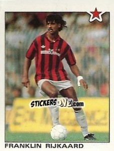 Sticker Franklin Rijkaard (Milan) - Calciatori 1991-1992 n. 372 - Panini