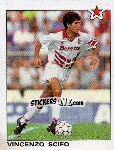 Sticker Vincenzo Scifo (Torino) - Calciatori 1991-1992 n. 373 - Panini