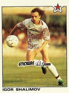 Cromo Igor Shalimov (Foggia) - Calciatori 1991-1992 - Panini