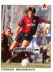 Figurina Tomas Skuhravy (Genoa) - Calciatori 1991-1992 - Panini