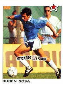 Sticker Ruben Sosa (Lazio) - Calciatori 1991-1992 n. 376 - Panini