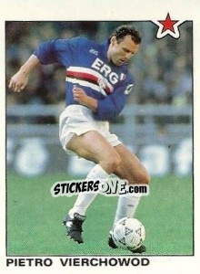 Sticker Pietro Vierchowod (Sampdoria) - Calciatori 1991-1992 - Panini