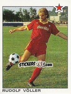 Sticker Rudolf Völler (Roma) - Calciatori 1991-1992 - Panini