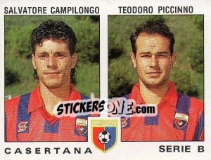 Sticker Salvatore Campilongo / Teodoro Piccinno - Calciatori 1991-1992 n. 425 - Panini