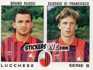 Figurina Eusebio Di Francesco / Bruno Russo