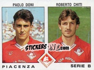 Figurina Roberto Chiti / Paolo Doni - Calciatori 1991-1992 - Panini
