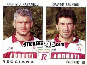 Figurina Fabrizio Ravanelli / Davide Zannoni