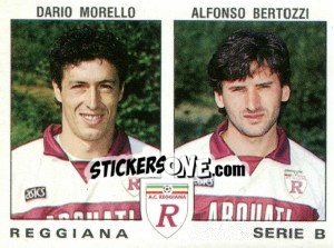 Sticker Alfonso Bertozzi / Dario Morello - Calciatori 1991-1992 n. 534 - Panini