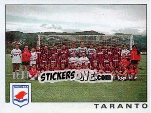 Sticker Team - Calciatori 1991-1992 - Panini