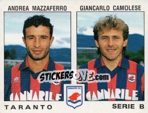 Cromo Giancarlo Camolese / Andrea Mazzaferro